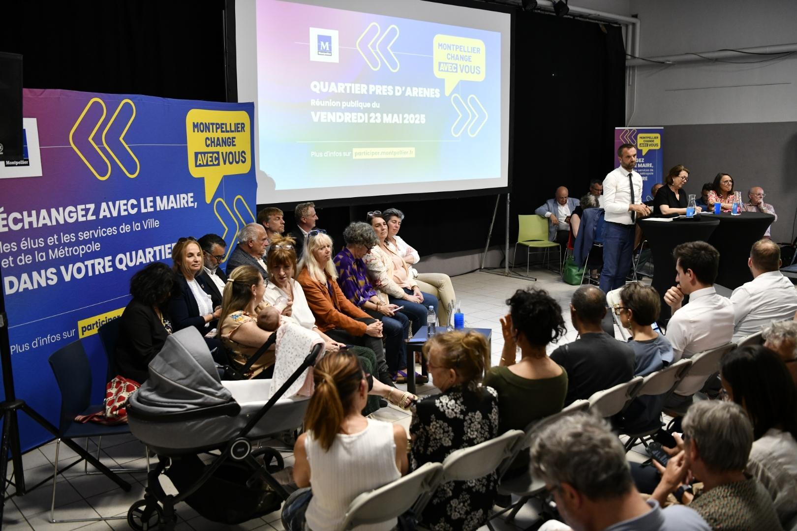 Réunion publique MCAV prés d'arènes
