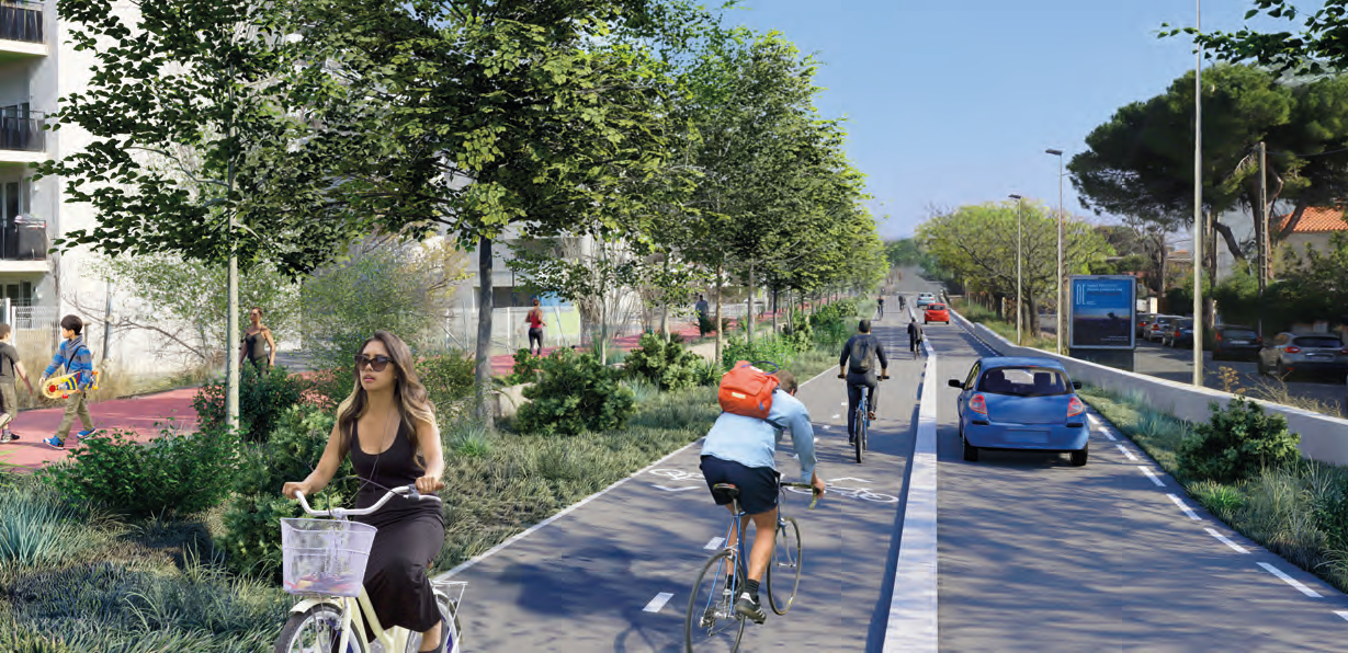 L’avenue Albert Dubout demain au niveau de la Cité Mion