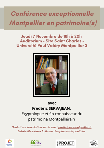 Conférence gratuite "Montpellier en patrimoine(s)"