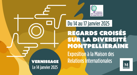 Exposition "Regards croisés sur la diversité montpelliéraine" organisé par le Conseil des Etrangers de Montpellier !